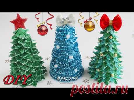 🎄 3 DIY ЁЛОЧКИ ИЗ ФОАМИРАНА 🎄 А какая ёлочка понравилась Вам?