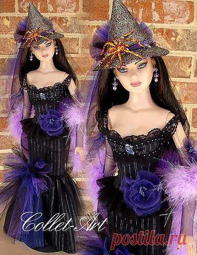 2012 TONNER 22" AMERICAN MODEL OOAK HALLOWEEN OUTFIT "WITCHES HALLOWEEN COSTUME BALL" BY COLLET-ART | Flickr - Photo Sharing!