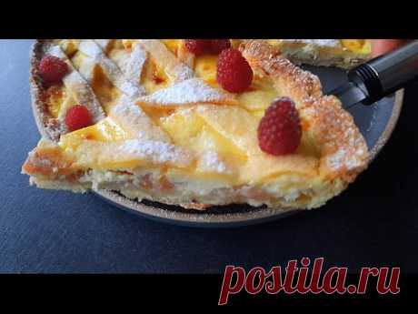 Знакомые из Италии поделились рецептом пирога с рикоттой и яблоками, знаменитый итальянский тарт !