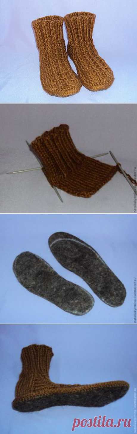 Носки с войлочной стелькой