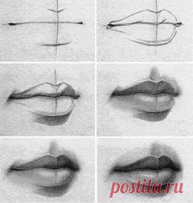 Рисуем губы правильно