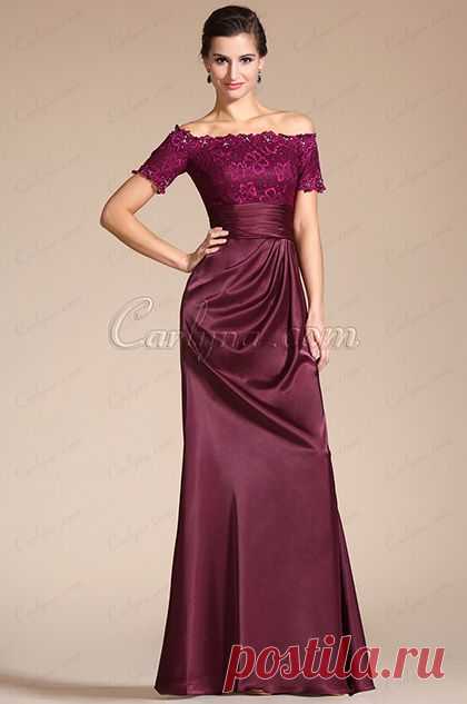 2014 New Stylish Short Sleeves Beadings Mother of the Bride Dress (C26132317)