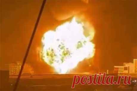 Последствия взрыва 60-тонного газовоза в Улан-Баторе. В столице Монголии взорвался грузовик с 60 тоннами газа.