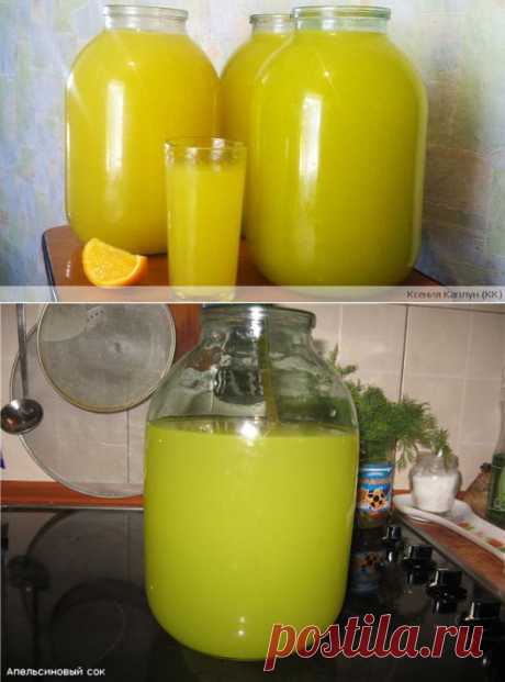 Апельсиновый сок - 9 литров из 4 апельсинов!