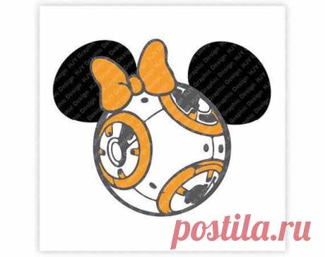 Disney Star Wars BB8 Mickey Minnie Mouse Ears Head | Etsy