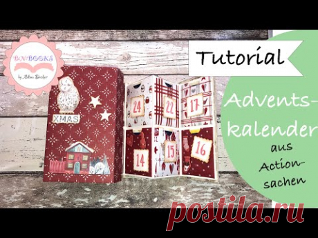 DIY * Adventskalender / Teebeutel * Advent Calendar  * Paper Craft * Christmas * Tea bag * Tutorial
