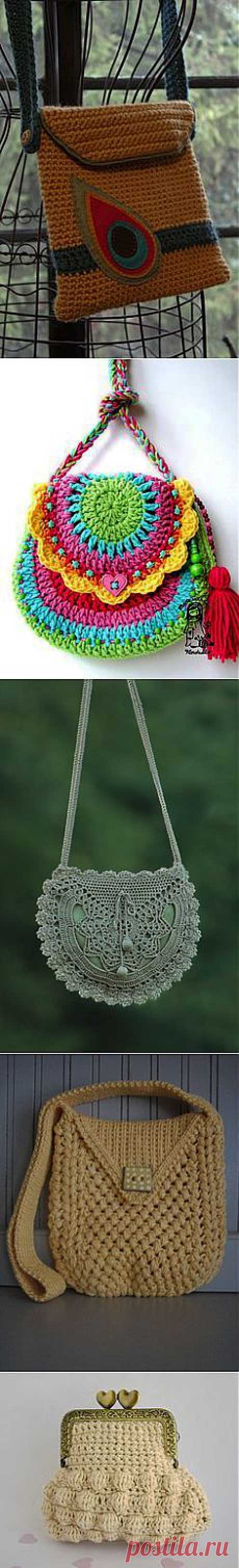 Vintage/Retro Crochet Purse | Crochê...