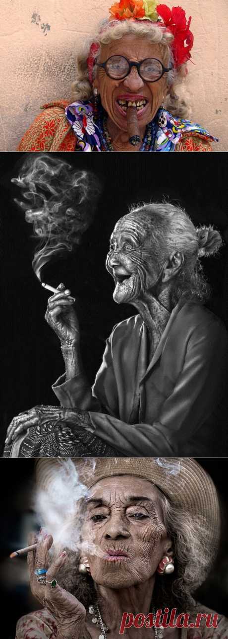 25 впечатляющих портретов. Моя бабушка курит трубку...