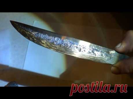 Клинок Якутского ножа из торсиона