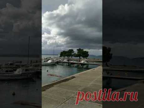 после шторма #хорватия #море