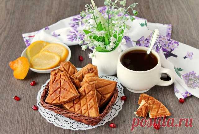 Вафельное печенье в вафельнице рецепт с фото пошагово - 1000.menu