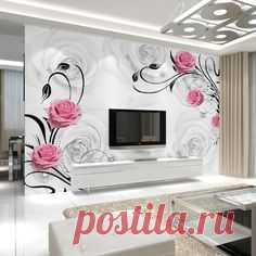 Wallpaper gour TV walls- add style  and design - design of your chouce