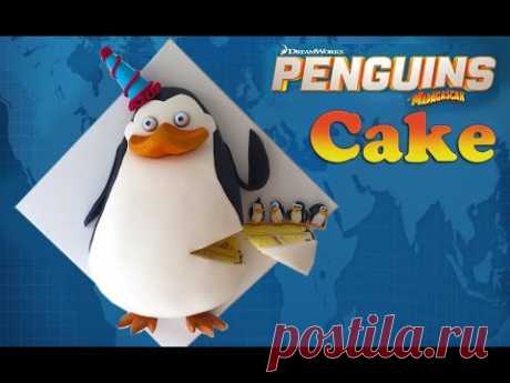 ▶ PENGUIN CAKE How To Cook That Penguins of Madagascar Private - YouTube