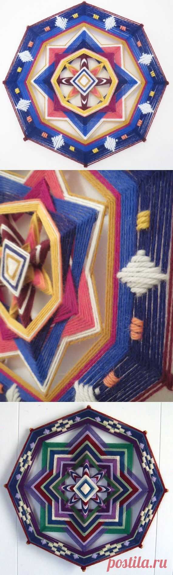 Плетеные мандалы "Ojo de Dios"