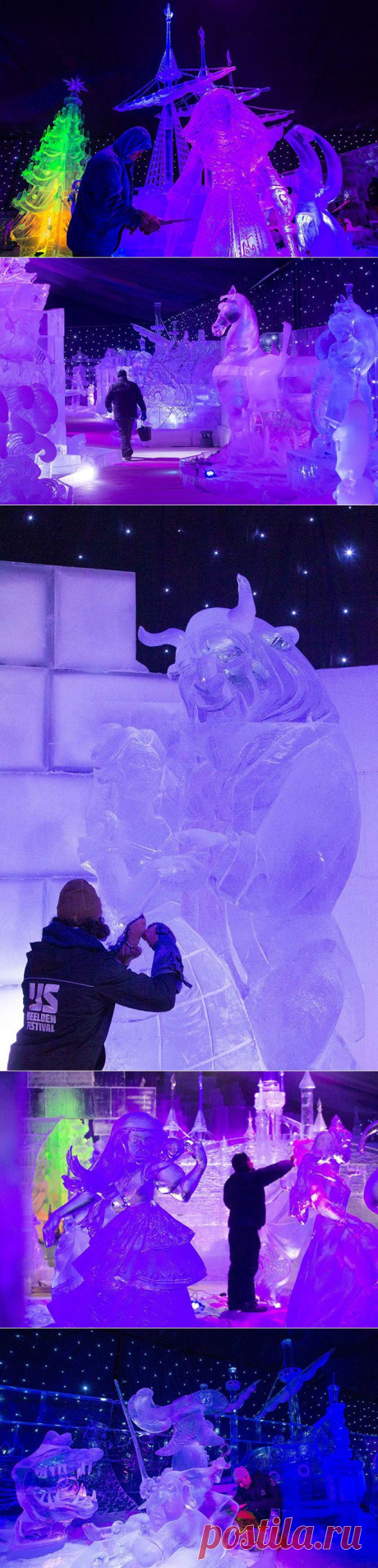 Бельгия, международный фестиваль ледяных скульптур / Туристический спутник