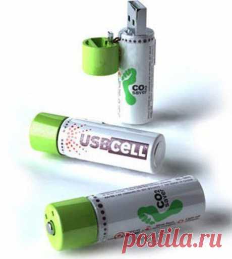 Батарейки, которые можно заряжать через USB-разъем