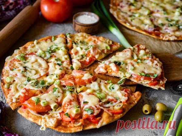 Пицца на тонком тесте — рецепт с фото пошагово