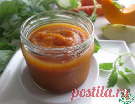 Яблочно-морковное пюре с тыквой – кулинарный рецепт