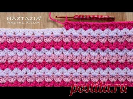 How to Crochet V-Stitch Cluster Pattern - Cute, Quick, and Easy Stitches for a Blanket and Scarf