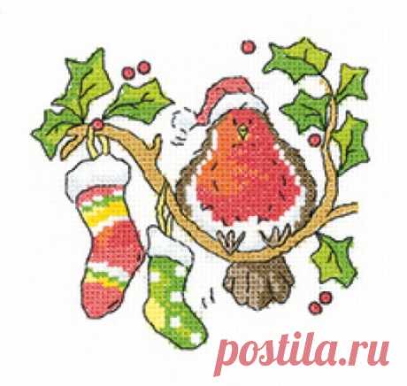 Christmas - Round Robin - Peter Underhill Simply Heritage Cats Cross Stitch Kit from Heritage Crafts