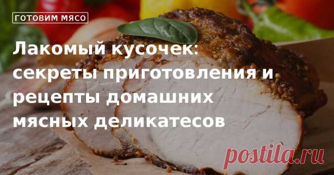 Рецепты приготовления мясных деликатесов в домашних условиях Как приготовить дома вкусные и натуральные мясные деликатесы? Подборку оригинальных и простых рецептов по изготовлению буженины, ветчины из различных видов мяса, террина, зельца вы найдете в нашей статье.