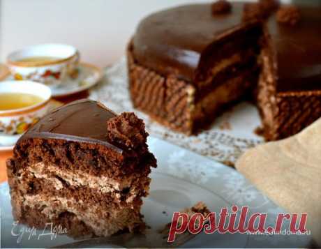 Шоколадный торт с вафельным кремом , пошаговый рецепт на 8687 ккал, фото, ингредиенты - burro.salvia