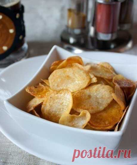 Как приготовить домашние картофельные чипсы - рецепт, ингридиенты и фотографии