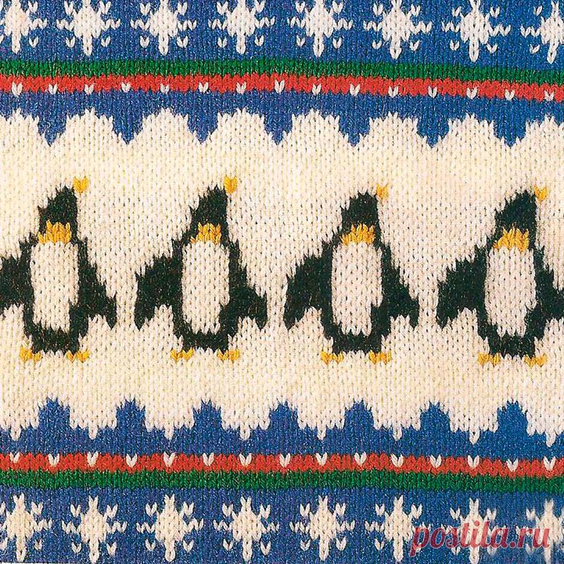 Узор № 136 - жаккардовый северный мотив. Схему вязания и условные обозначения вы сможете увидеть на сайте.