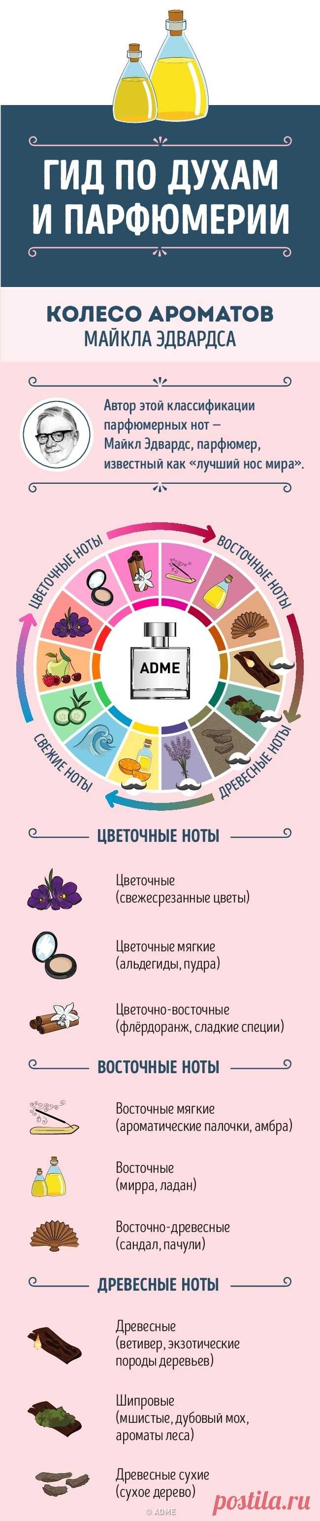 Краткое руководство для тех, кто хочет разбираться в духах