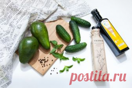 Салат из авокадо, огурца и мяты - пошаговый рецепт с фото - как приготовить, ингредиенты, состав, время приготовления - Mail Леди