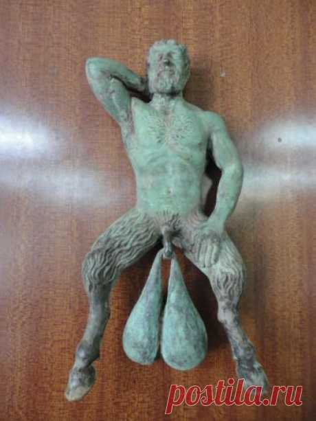 Bronze Door Knocker Figure Doorbell Bells Satyr Pan Roman Victorian Sculpture | eBay