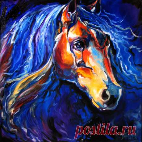 FRIESIAN NIGHT ~ OIL ~ ORIGINAL by M BALDWIN From my Earth Wind & Fire Equine Series 2008, this abstract original oil painting is a beautiful Friesian equine in the dark of night. His long flowing mane catching the glimmer of lights reflecting all color, bold color palette, bold brush strokes, enchanting art original.
Gallery List $2850
Watch for my originals at
Chartres Street Gallery
New Orleans, La. coming in November 2008.
SOLD