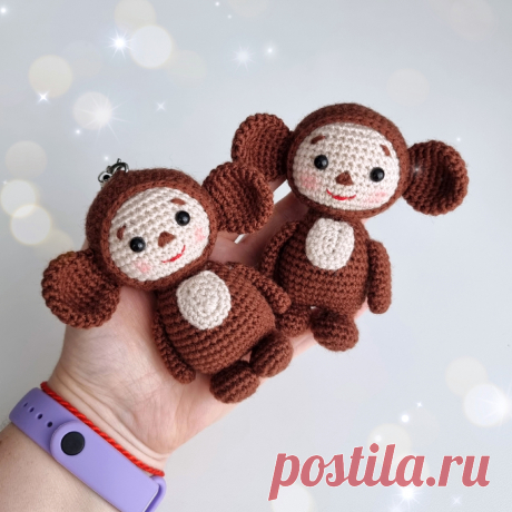 PDF Чебурашка крючком. FREE crochet pattern; Аmigurumi toy patterns. Амигуруми схемы и описания на русском. Вязаные игрушки и поделки своими руками #amimore - маленький Чебурашка из детского мультфильма Крокодил Гена и его друзья, персонаж из детского мультика.