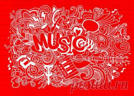 Abstract Music Background ,Collage with musical instruments.Hand drawing Doodle,vector illustration. 123RF - Миллионы стоковых фото, векторов, видео и музыки для Ваших проектов.