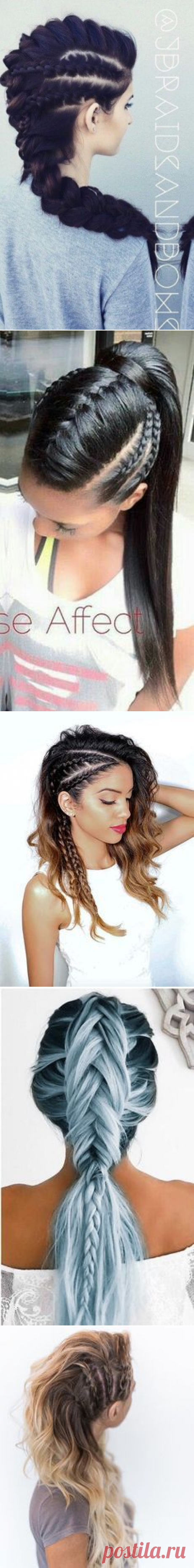 (30) Cute oversized braided Mohawk hairstyle @jbraidsandbows | Natural Hair Style Braids