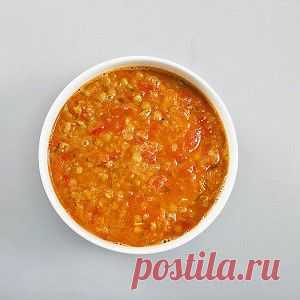 Чечевичный суп с томатами, пошаговый рецепт с фотографиями – вегетарианская еда: супы
