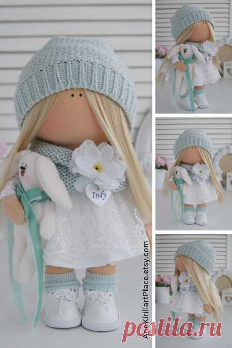 Baby Room Art Doll Collectable Rag Doll Nursery Decor Idea | Etsy