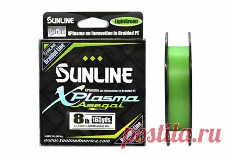 Плетёный шнур Sunline X-Plasma #0.8/8lb 150m Light Green - купить в интернет-магазине, каталог и цены с доставкой по России