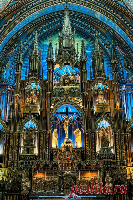 Norte-Dame Basillica-Montreal,Canada | Gothic Cathedrals