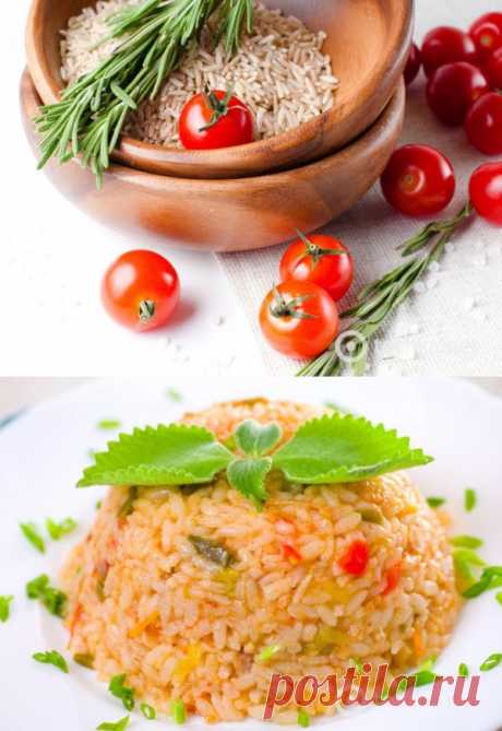 Постные рецепты: рис в томатном соусе (для получения рецепта нажмите 2 раза на картинку)
