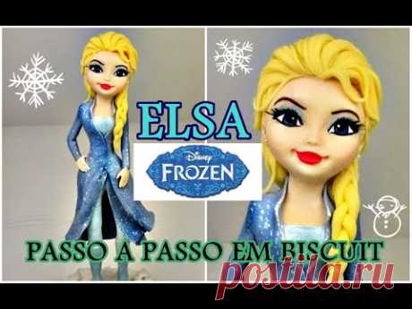 Elsa Frozen 2 -  Passo a passo completo em Biscuit