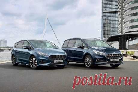 Ford S-Max и Galaxy 2020 - обновленные минивэны - цена, фото, технические характеристики, авто новинки 2018-2019 года