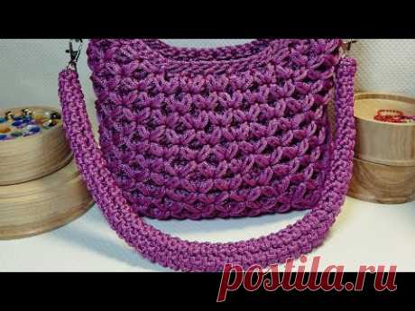 Ручки для сумочки гачком,крючком✨how crochet bag handles✨the most beautiful bag handles✨