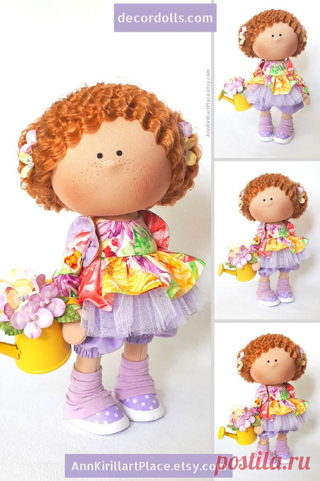 Kids Doll Handmade Birthday Gift Doll Interior Decor Doll | Etsy