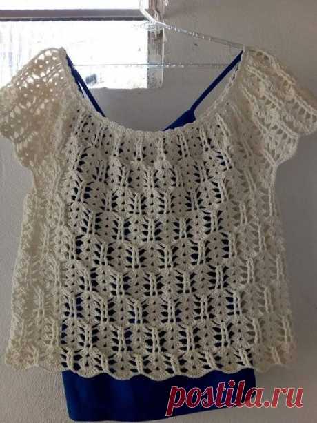 Crochet knitting blouse designes