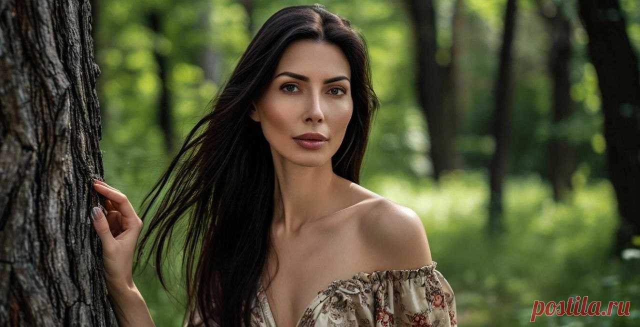 Девушка в лесу