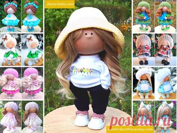 Birthday Present Doll Portrait Art Doll Custom Made Doll | Etsy Hello, dear visitors!  This is handmade soft doll created by Master Yana (Cheboksari, Russia). Doll is made by Order. Order processing time is 5-12 days.  All dolls on the photo are made by master Yana. You can find them in our shop using masters name: