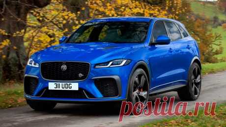 Обновленный «заряженный» кроссовер Jaguar F-Pace SVR 2021