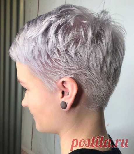 Neat Short Pixie Cut For Fine Hair