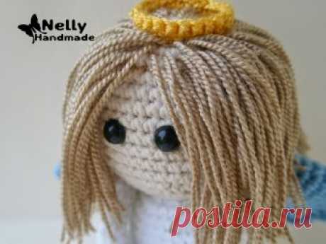 Nelly Handmade: МК Волосы для вязаной куклы
